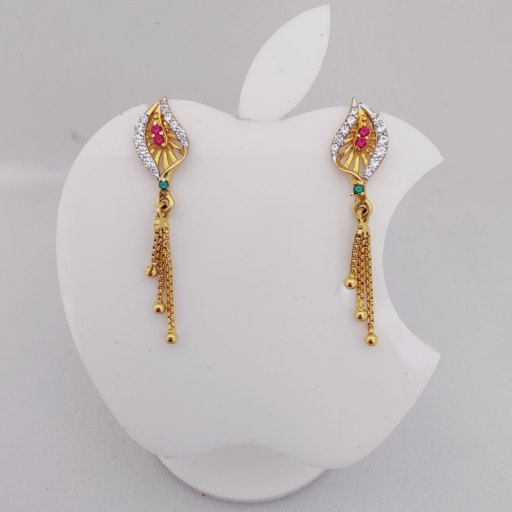916 gold exclusive hanging earring