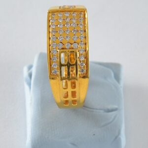 Gold Diamond Gent's Ring AJ-151