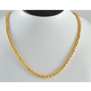 22LT Gold Fancy Gents Chain