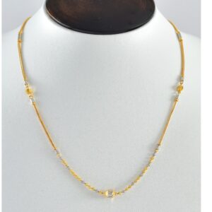 22KT Gold Diamond Chain aJ-008