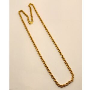 916 gold simple chain chg248
