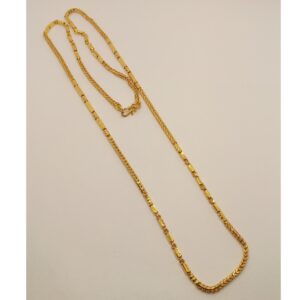 916 gold floral chain chg244