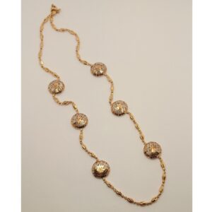 18k gold stylish chain for ladies