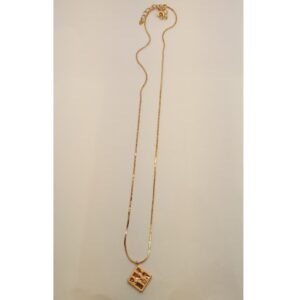 18kt gold designer chain