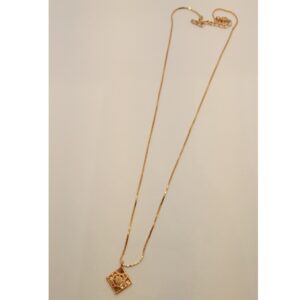 18kt gold classic chain