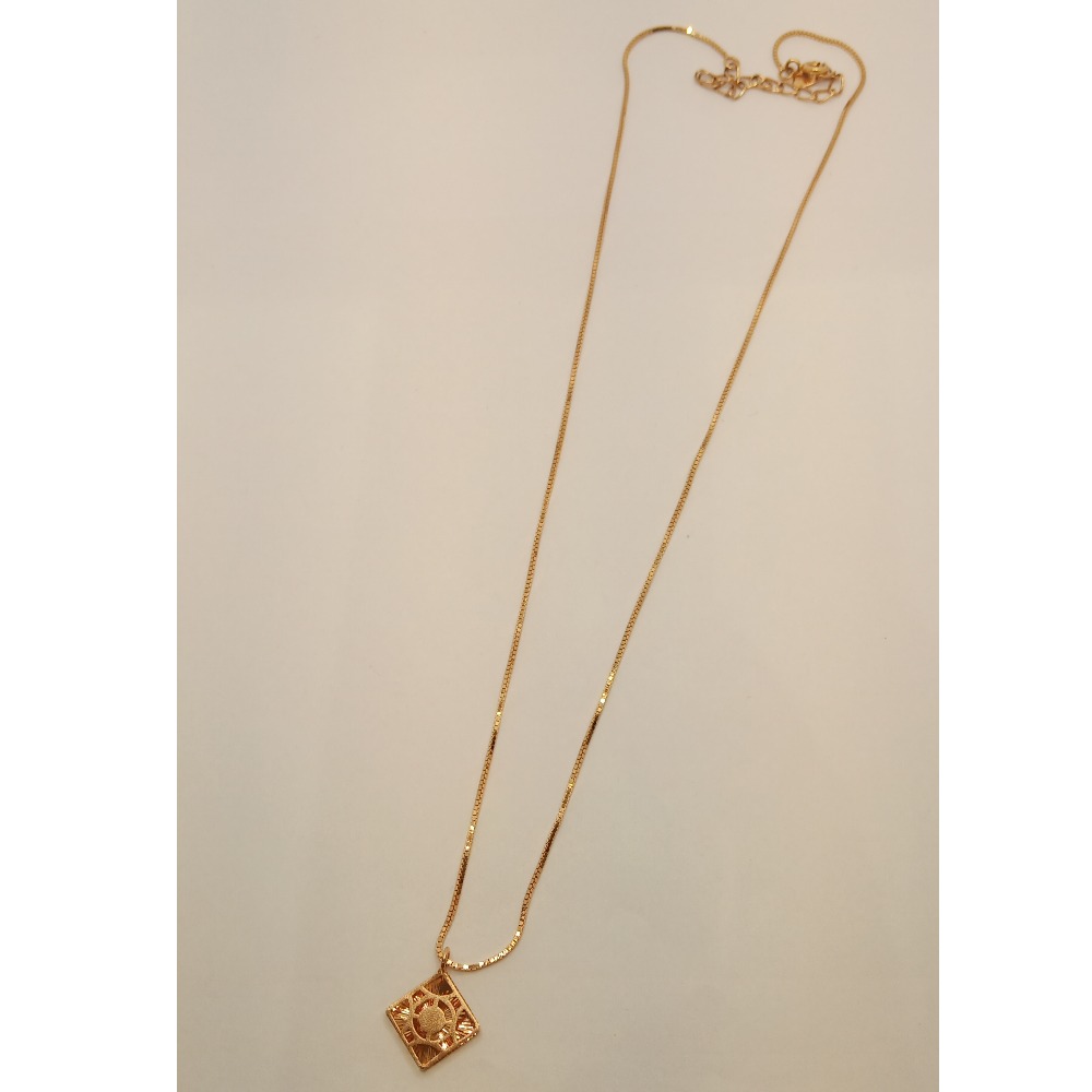 18kt gold classic chain