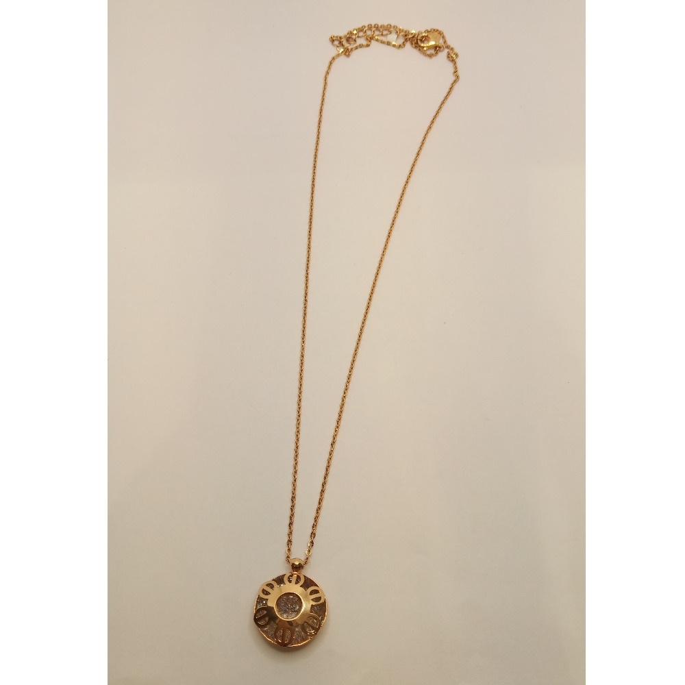 18kt gold modern chain