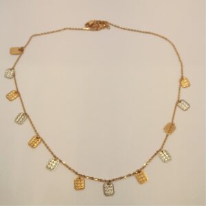 18kt gold dazzling chain