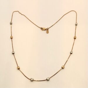 18k gold unique chain