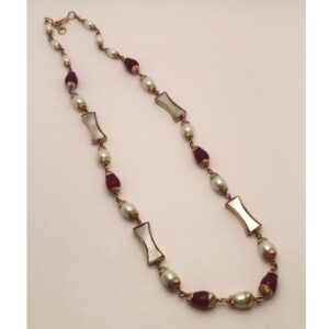 18k gold pearl mala