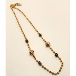 22k gold antique classic mala