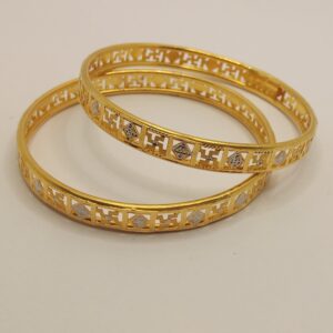 22K Gold Sathiya Design Kadli Bangle