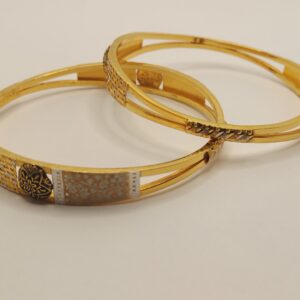 916 Gold Floral Design Kadli