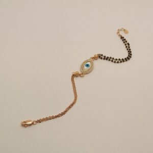 18K Gold Evil Eye Bracelet
