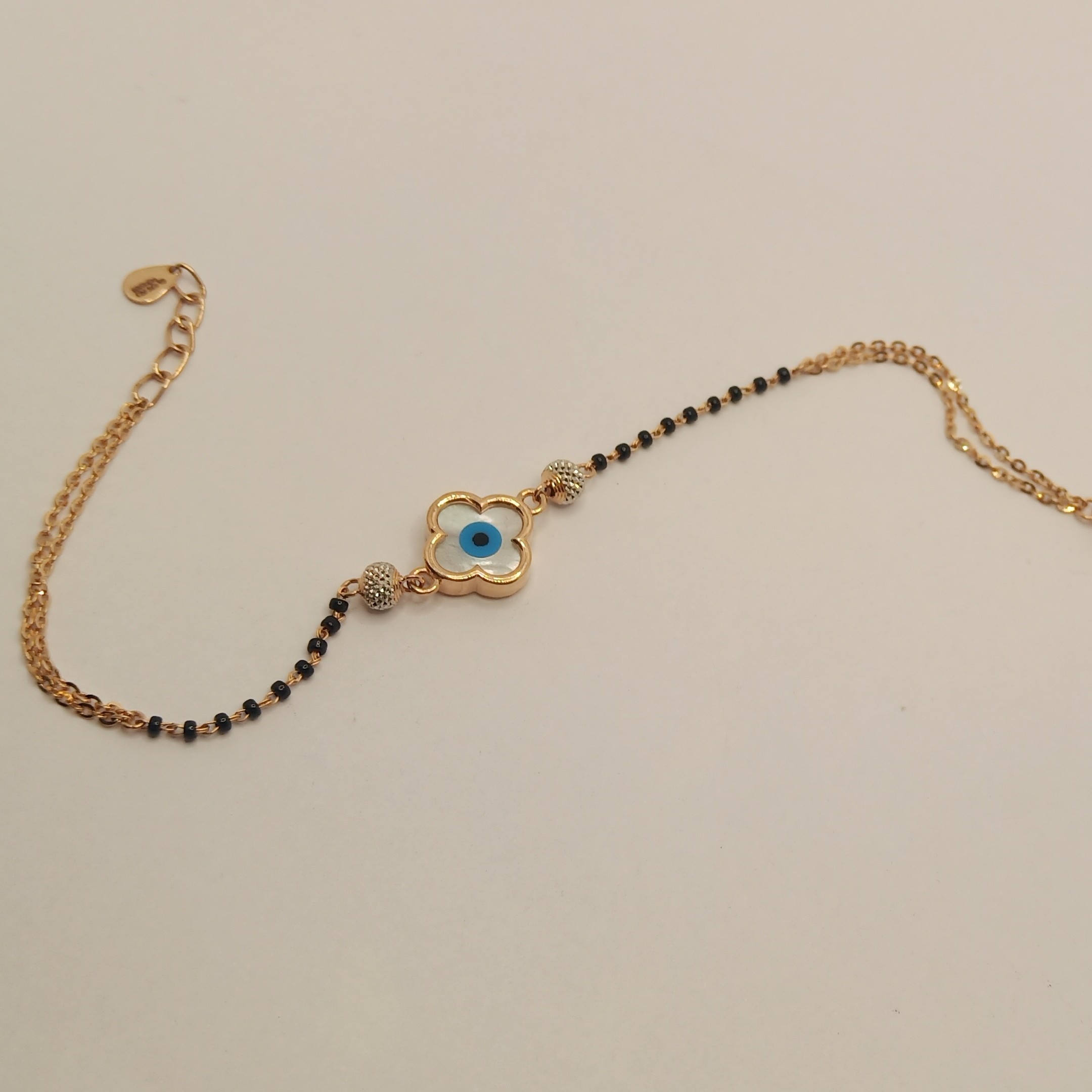 18K Gold Stylish Evil Eye Lucky
