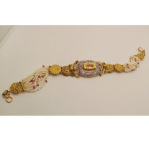 22k gold antique bracelet for women