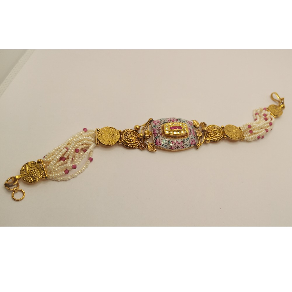 22k gold antique bracelet for women