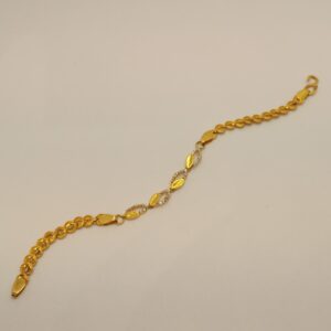22K Gold CZ Fancy Lucky