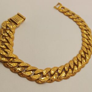 22K Gold Fancy Broad Lucky For Men