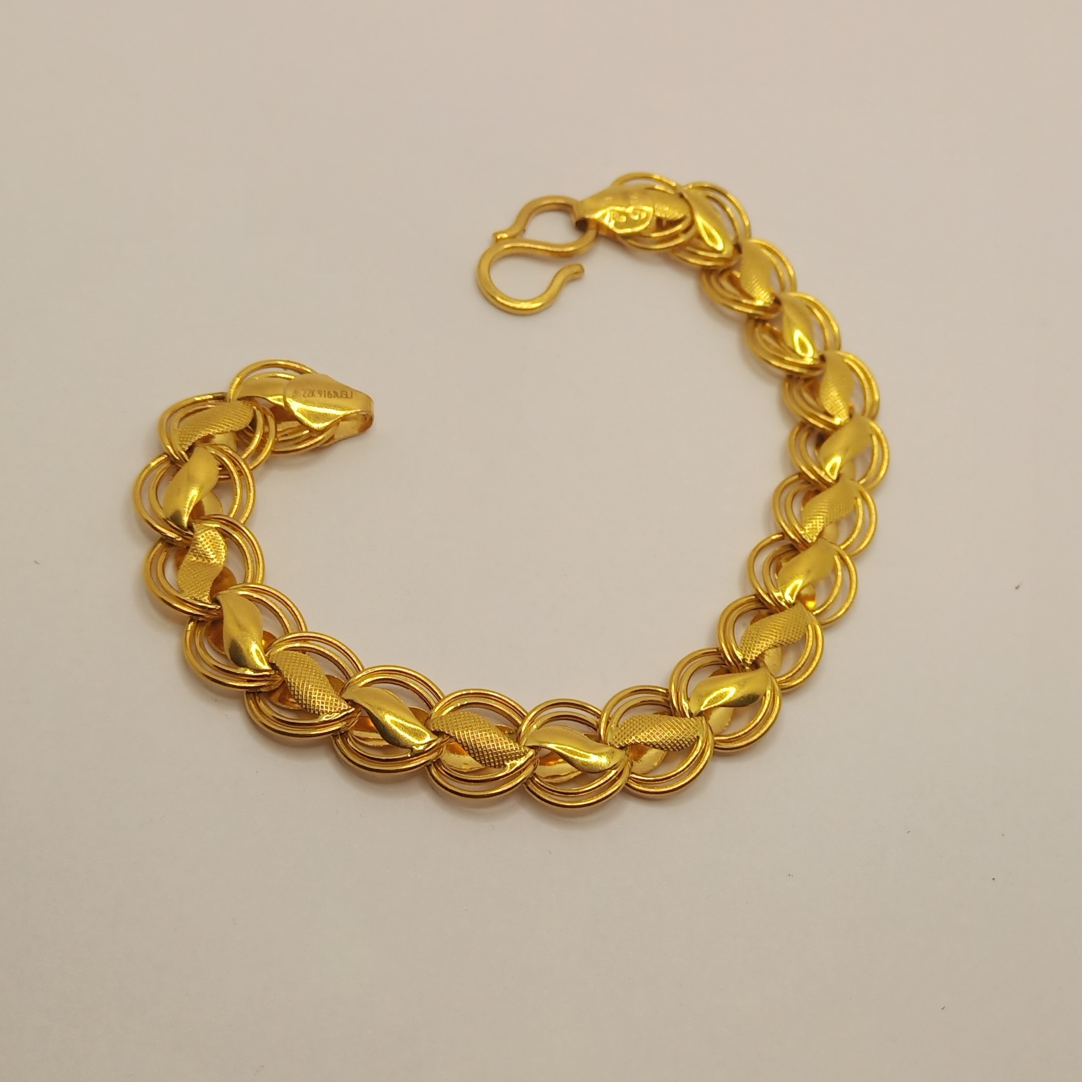 916 Gold Stylish Lucky For Men