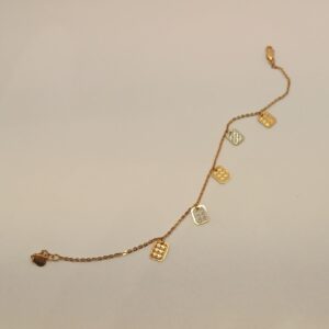 18K Rose Gold Dazzling Lucky Bracelet