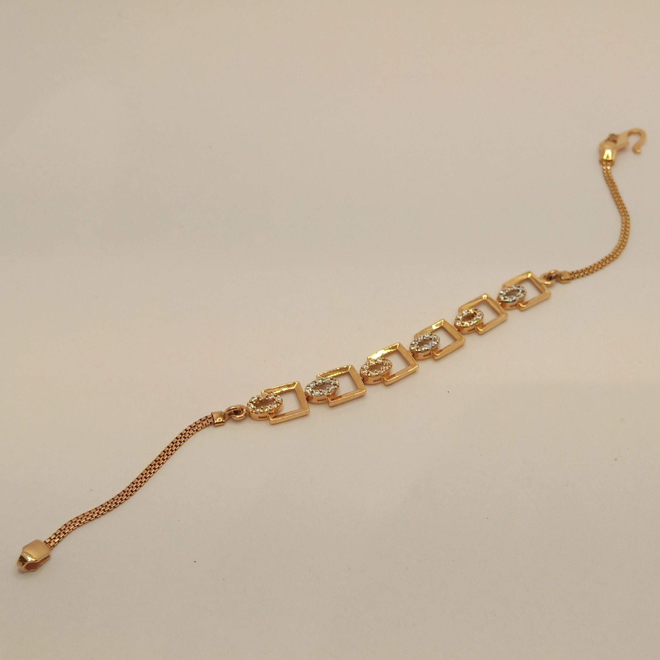 18K Rose Gold Designer Lucky Bracelet
