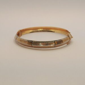 18K Gold Plain Bracelet
