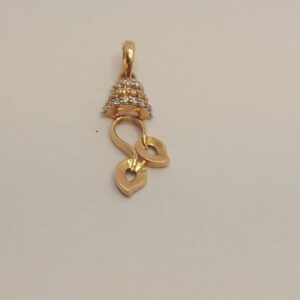 18k gold diamond pendant