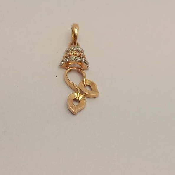 18k gold diamond pendant