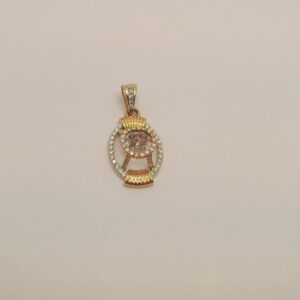 18k gold diamond pendant