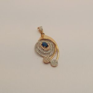 18k gold diamond pendant