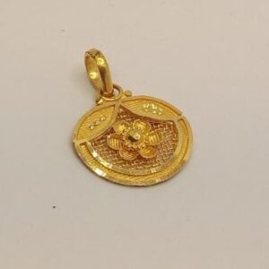 22k gold pendant