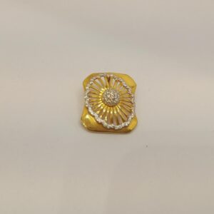22k gold diamond pendant