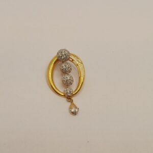 22k gold diamond pendant