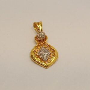 22k gold pendant