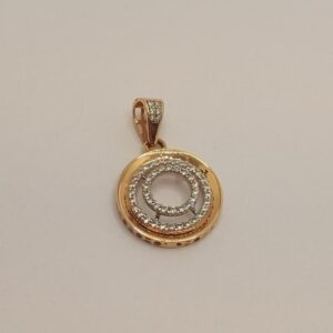 18K Gold Unique Pendant