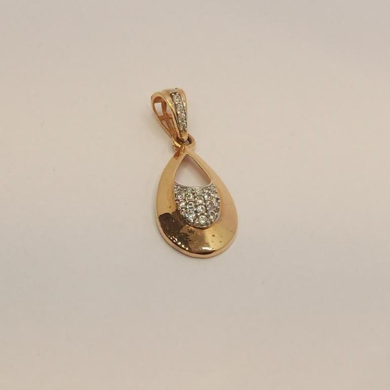 18K Gold Handmade Pendant