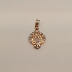 18k gold real diamond Pendant