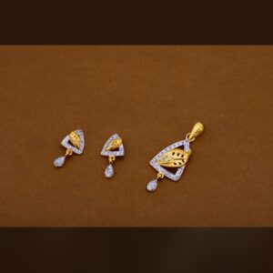 22ct 916hm pendant set light weight