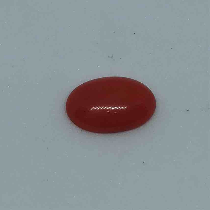 3ct Oval Red Red-Coral-Mungaa