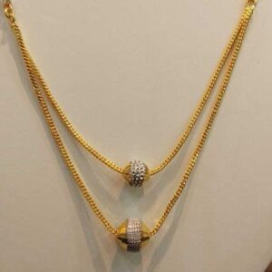 1 gram  designed short mangalsutra