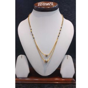 1 gram  designed short mangalsutra