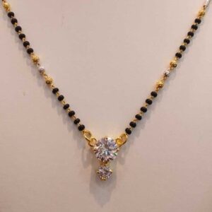 1 gram  designed short mangalsutra