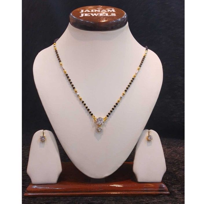 1 gram  designed short mangalsutra