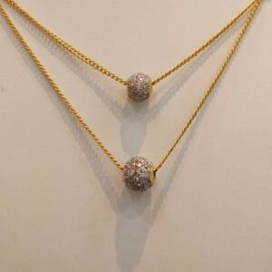 1 gram  designed short mangalsutra