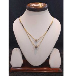 1 gram  designed short mangalsutra