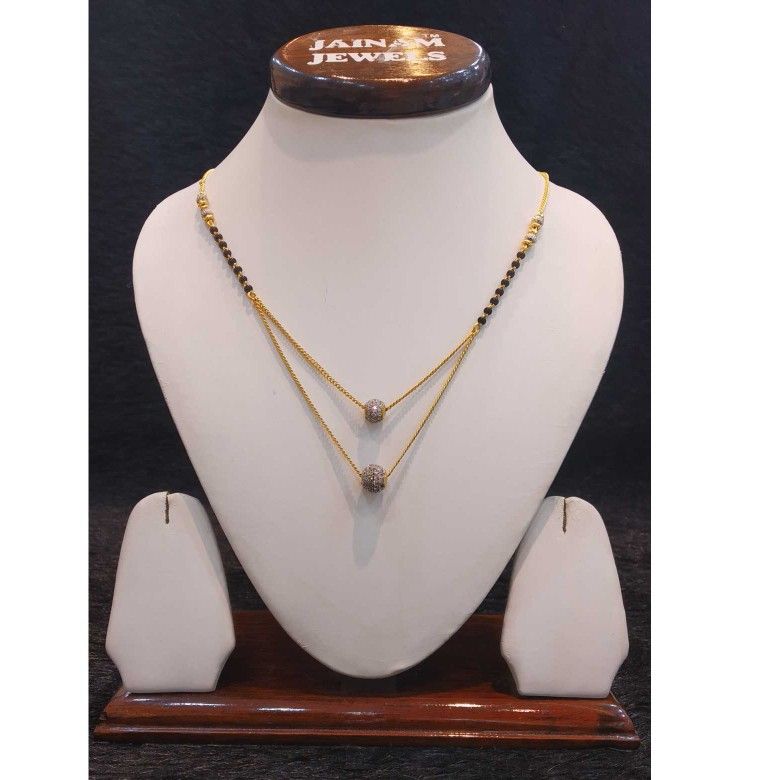 1 gram  designed short mangalsutra