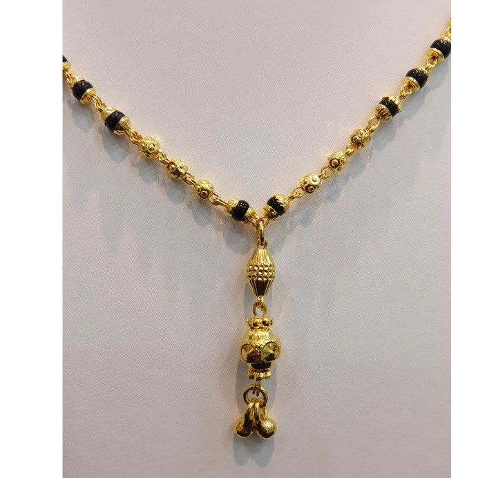 1 gram vertical designed short mangalsutra - Image 3