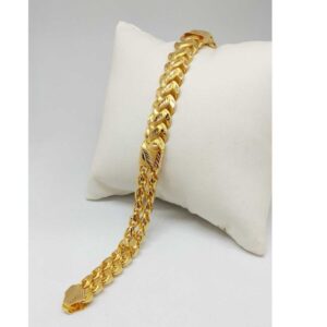 22 KT GOLD DESIGNED GENTS BRACELET