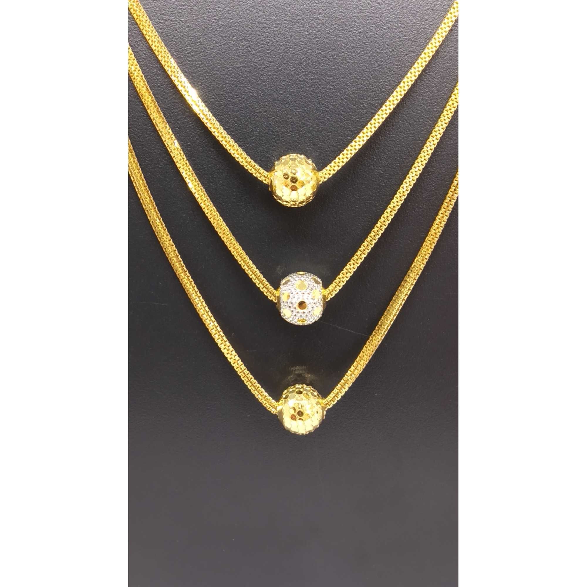 22 KT GOLD 3 STEP VERTICAL BOLLS DESIGNED DOKIYA - Image 3